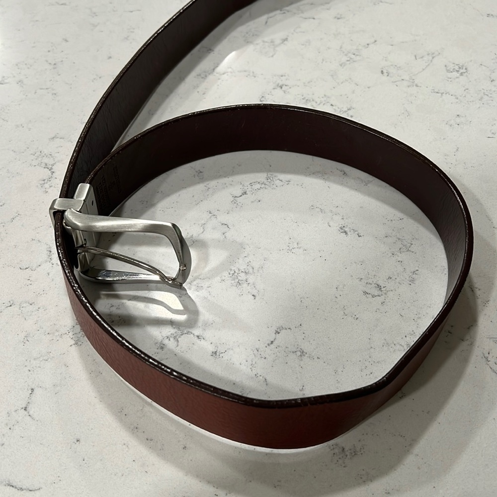 Mens Reversible Belt Brown